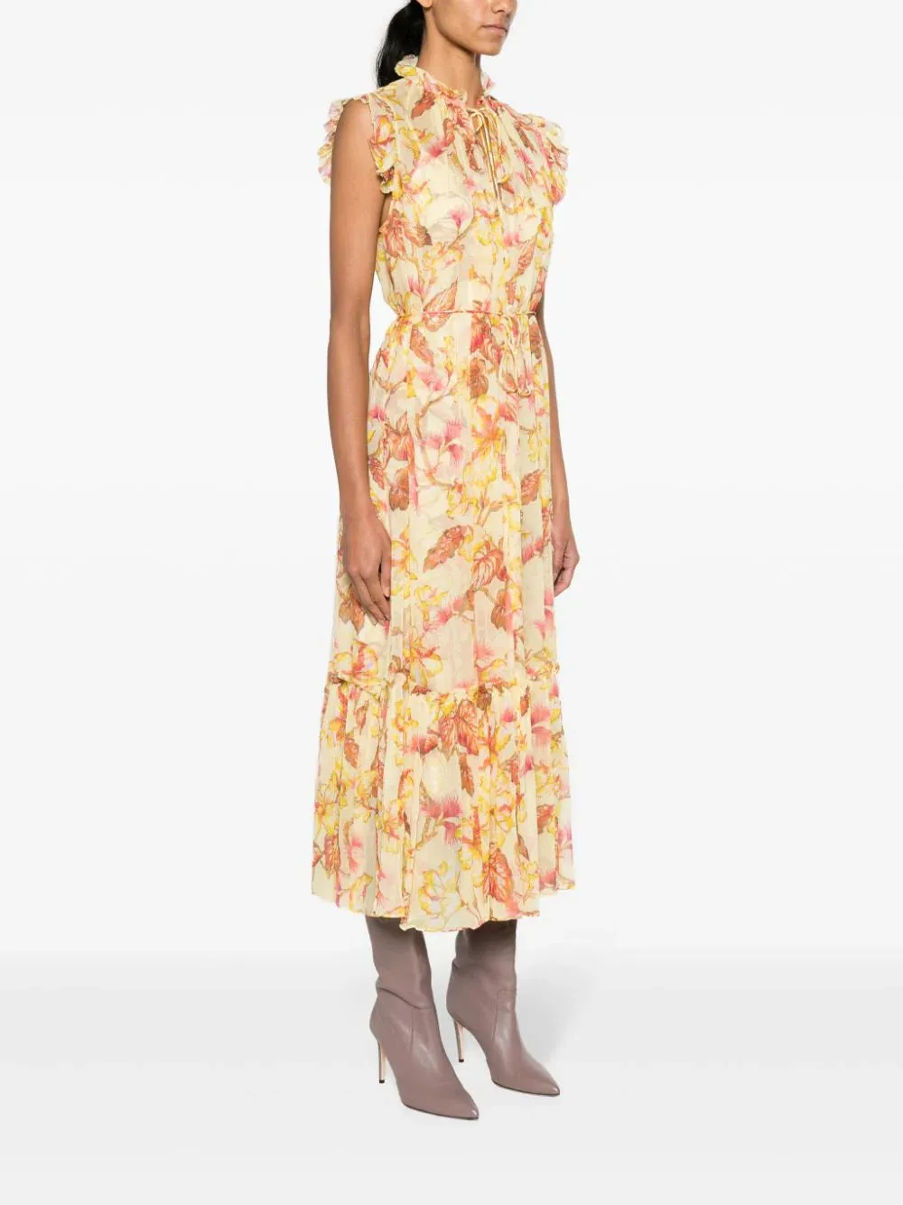 Matchmaker Flutter Midi Dress