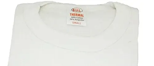 Men's Extreme Hot Thermal Underwear Long Sleeve Vest Winter & Ski Wear Size S-XXL (Medium, White)