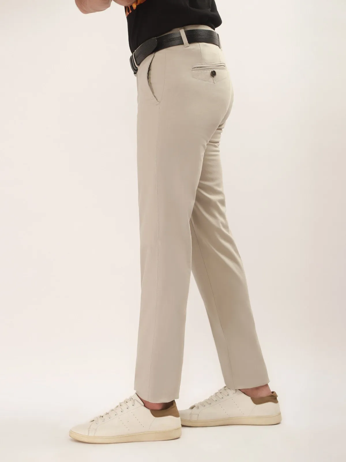 Men's Light Beige Chino Pant - EMBCP20-013