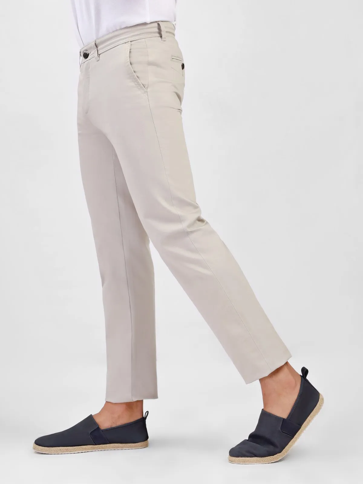Men's Light Beige Chino Pant - EMBCP20-013