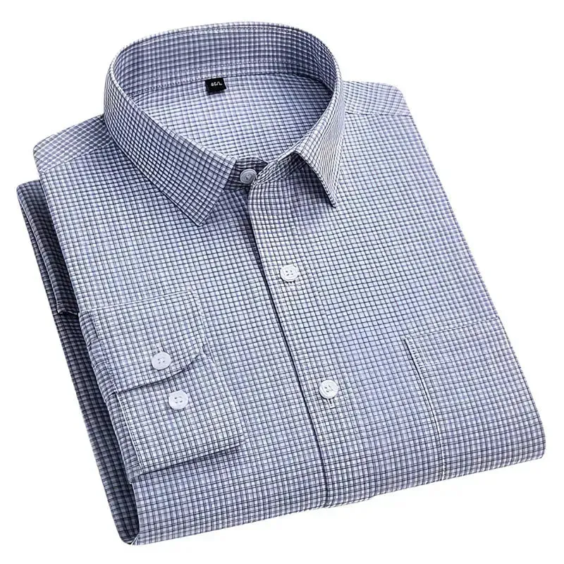 Men's Small Square Check Shirt