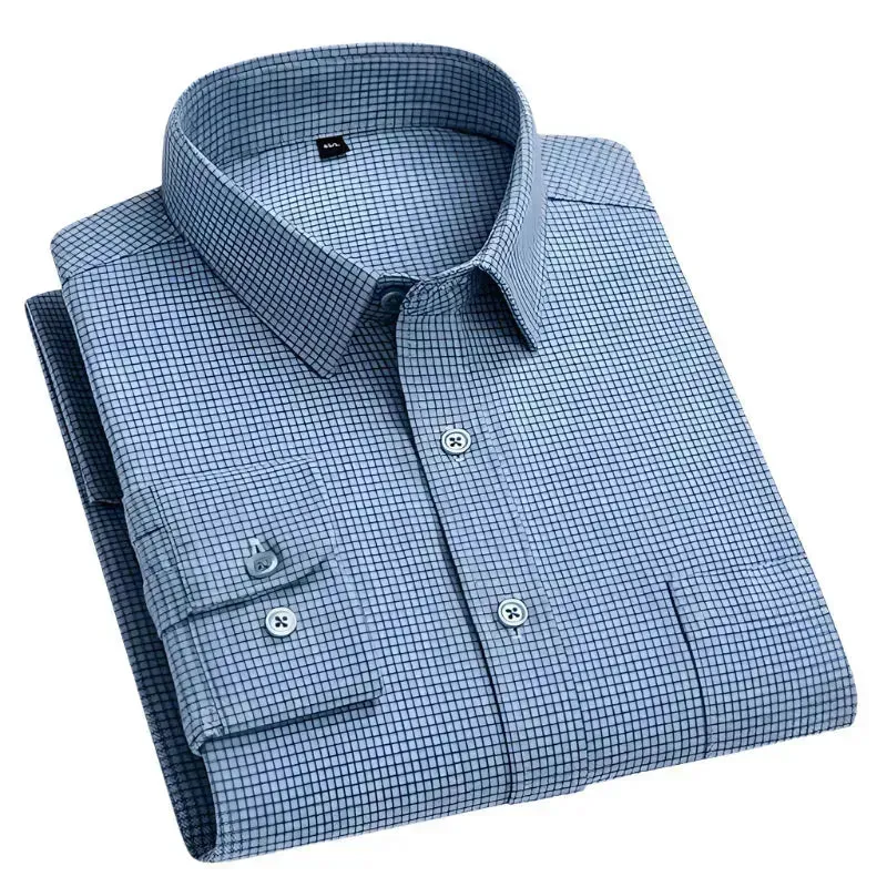 Men's Small Square Check Shirt