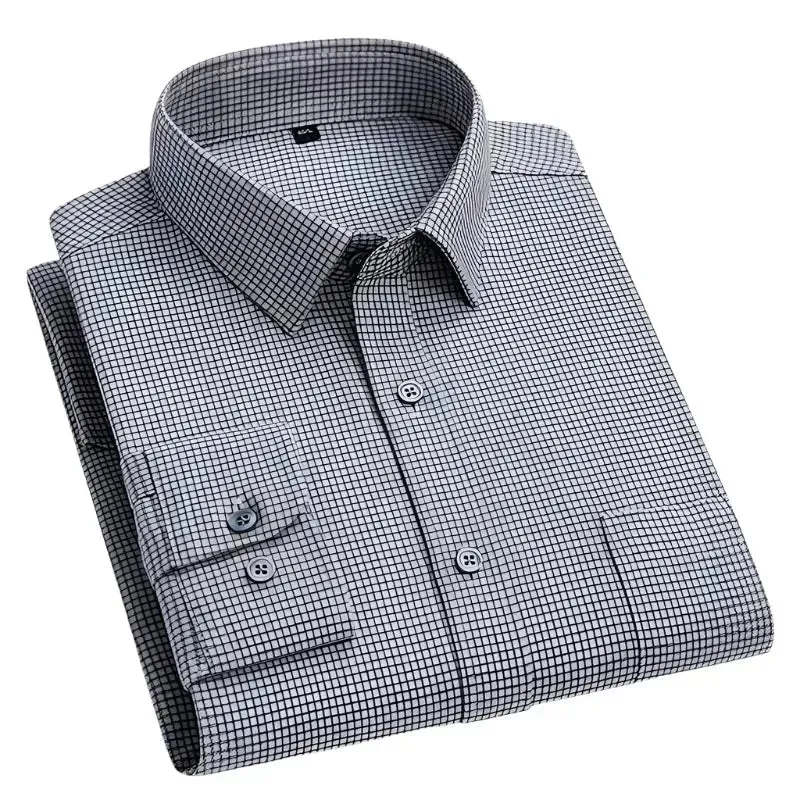 Men's Small Square Check Shirt