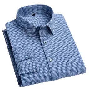 Men's Small Square Check Shirt