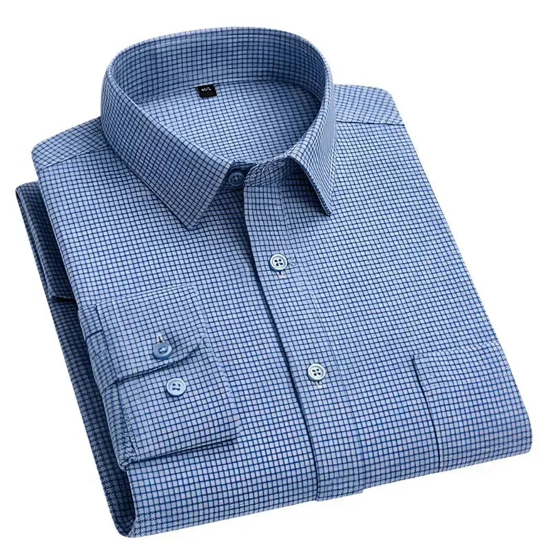 Men's Small Square Check Shirt