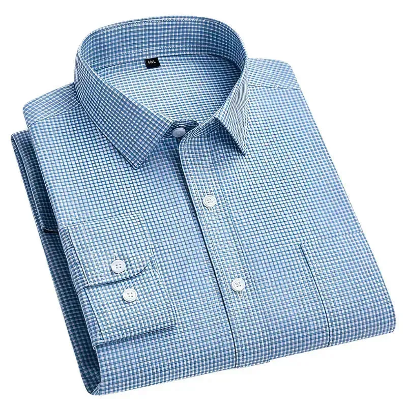 Men's Small Square Check Shirt