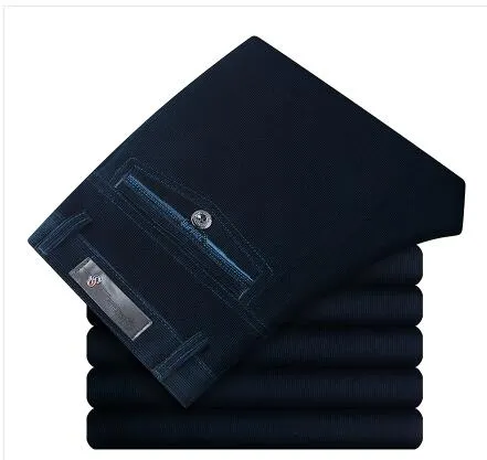 Men's Winter Casual Velvet Dress Pants