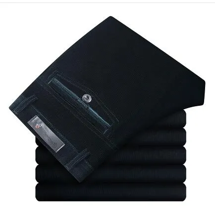 Men's Winter Casual Velvet Dress Pants