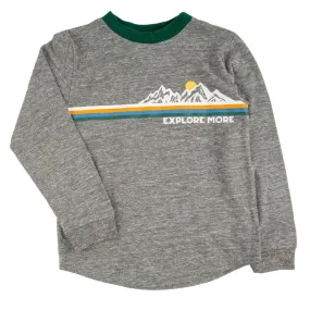 Miki Miette Boys Harvey Long Sleeve T-Shirt - Alpine