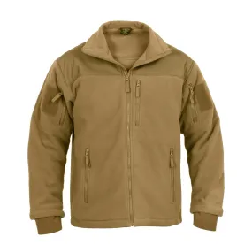 MilSpec Spec Ops Tactical Fleece Jacket Coyote Brown