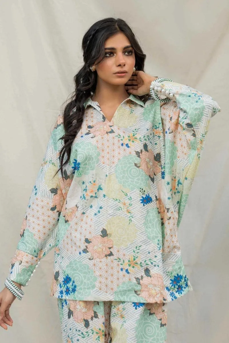 Minutiae - Willow - Pure Cotton Khaddar - Cream White - 2 Piece