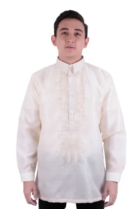 MO21 - MADE-TO-ORDER - Organza Pina Barong Tagalog with Lining