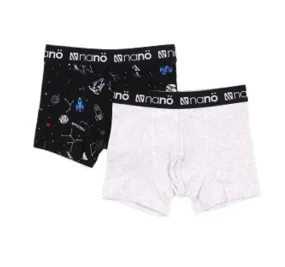 Nano Boys Boxer Brief 2 Pack : Sizes 2/3 to 10/12