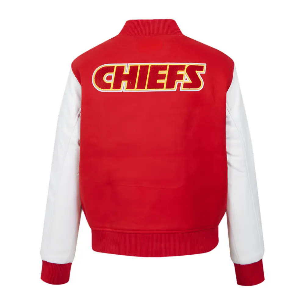 NFL KANSAS CITY CHIEFS CLASSIC  WOOL VARSITY JACKET | NFL WOOL JACKET