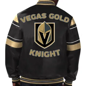 NHL Vegas Golden Knights Leather Jacket