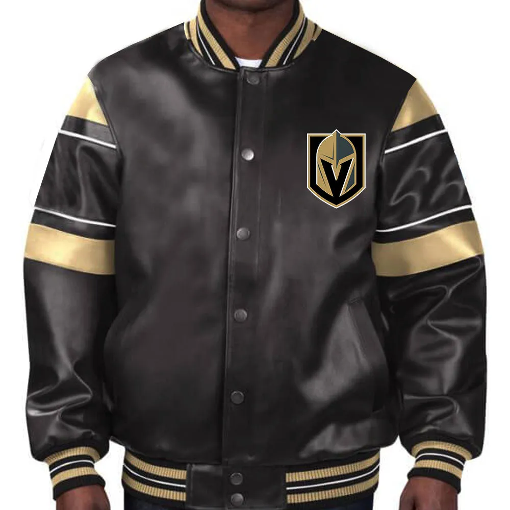 NHL Vegas Golden Knights Leather Jacket