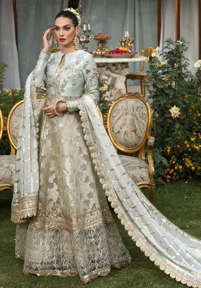 Nilofer Shahid - Bourgeoisie' legacy - Embroidered Peshwas - 3 Piece