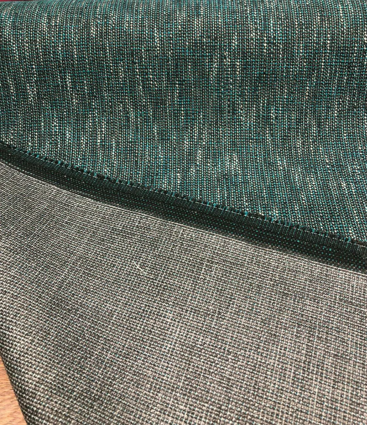 P Kaufmann Port Of Spain Teal Tweed Upholstery Fabric By The Yard