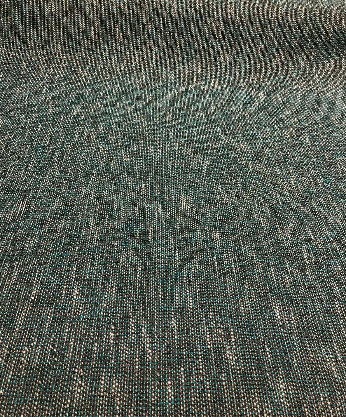 P Kaufmann Port Of Spain Teal Tweed Upholstery Fabric By The Yard