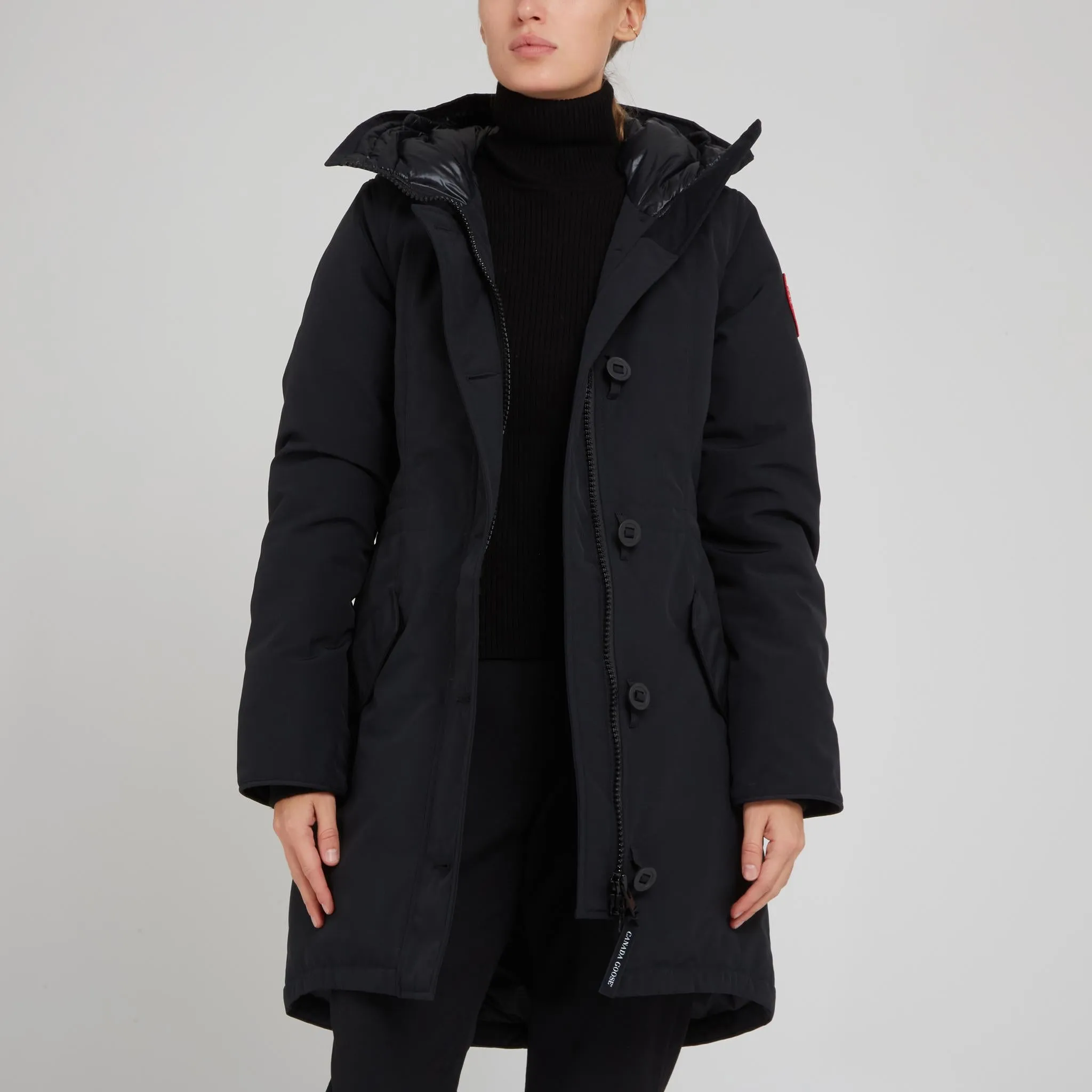 Parka "Rossclair" in tessuto nero