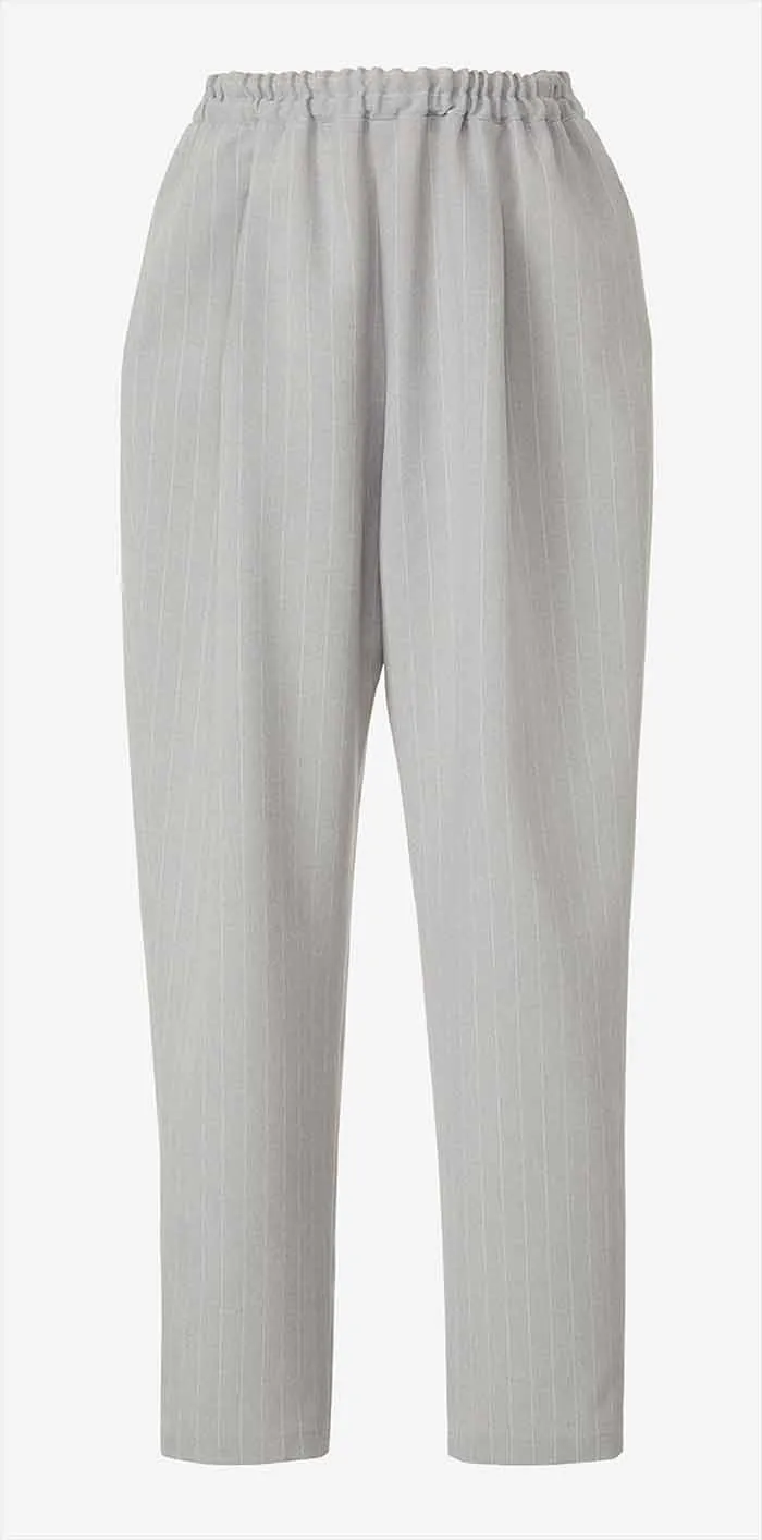 Pattern/pattern paper Tapered pants with elastic waistband