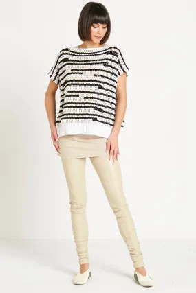 Pima Cotton Pot Holder Boatneck Sweater