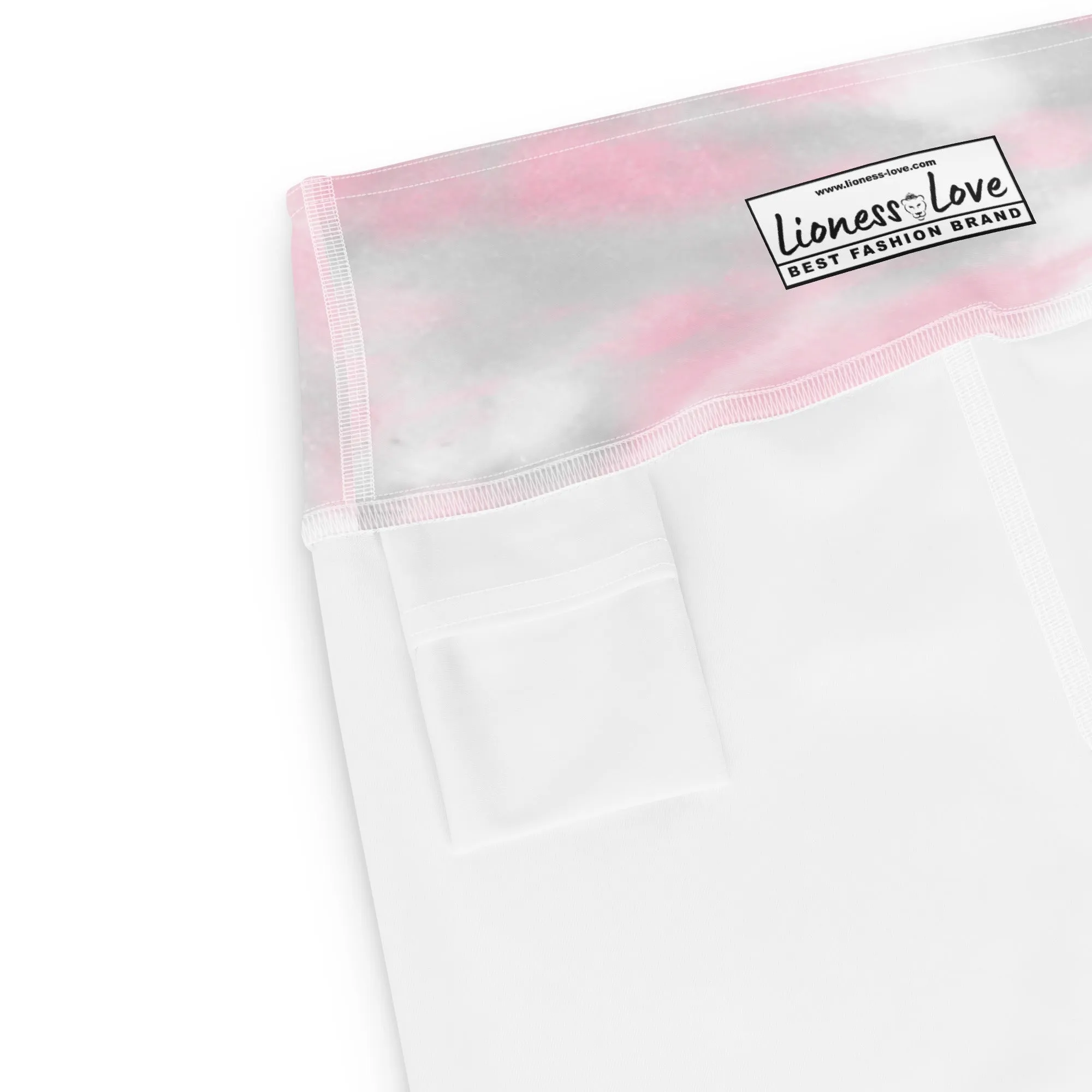 Pink Camouflage Yoga Capri Leggings | Fitness Capri Leggings, lioness-love
