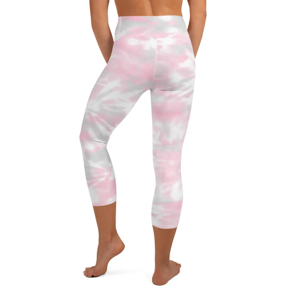 Pink Camouflage Yoga Capri Leggings | Fitness Capri Leggings, lioness-love