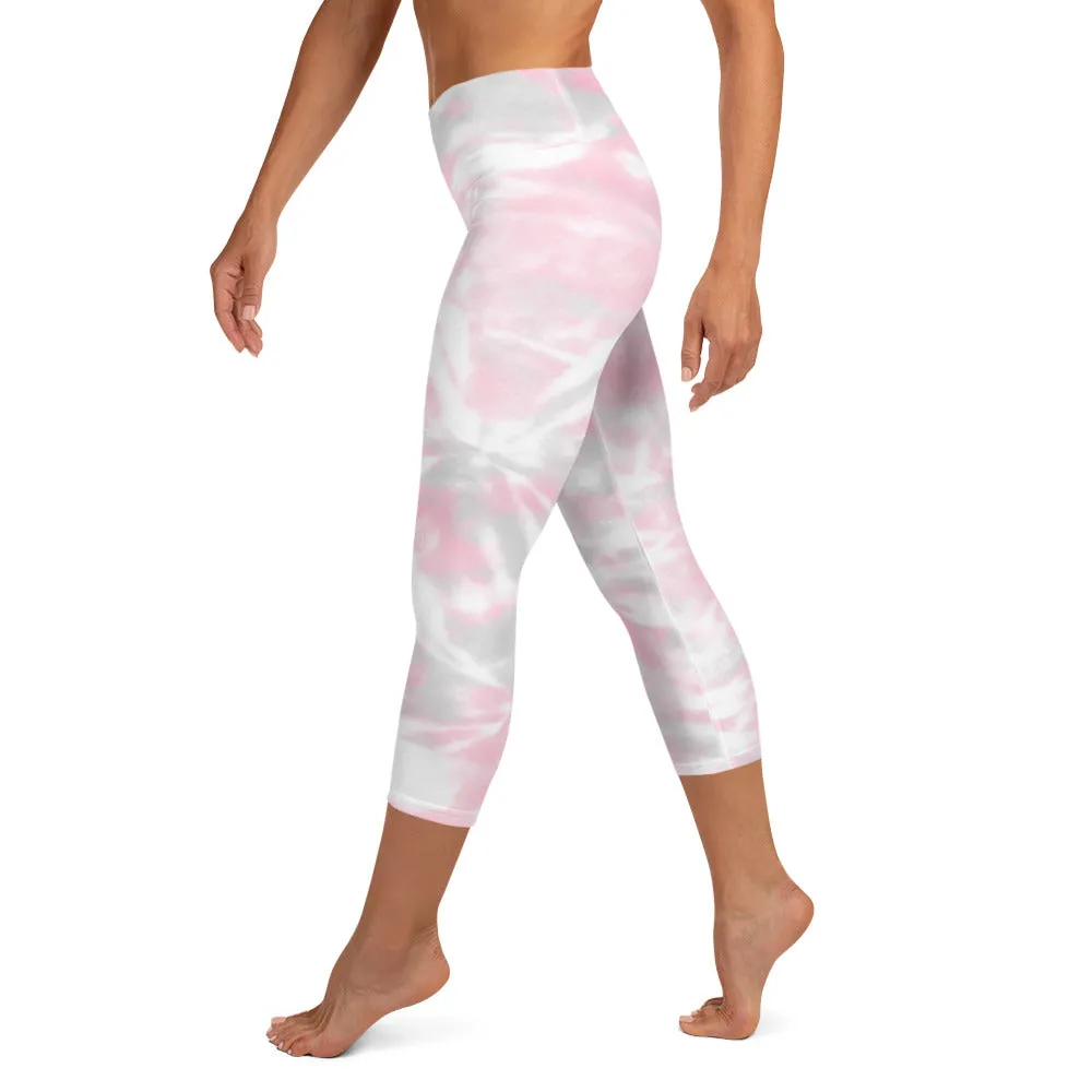 Pink Camouflage Yoga Capri Leggings | Fitness Capri Leggings, lioness-love