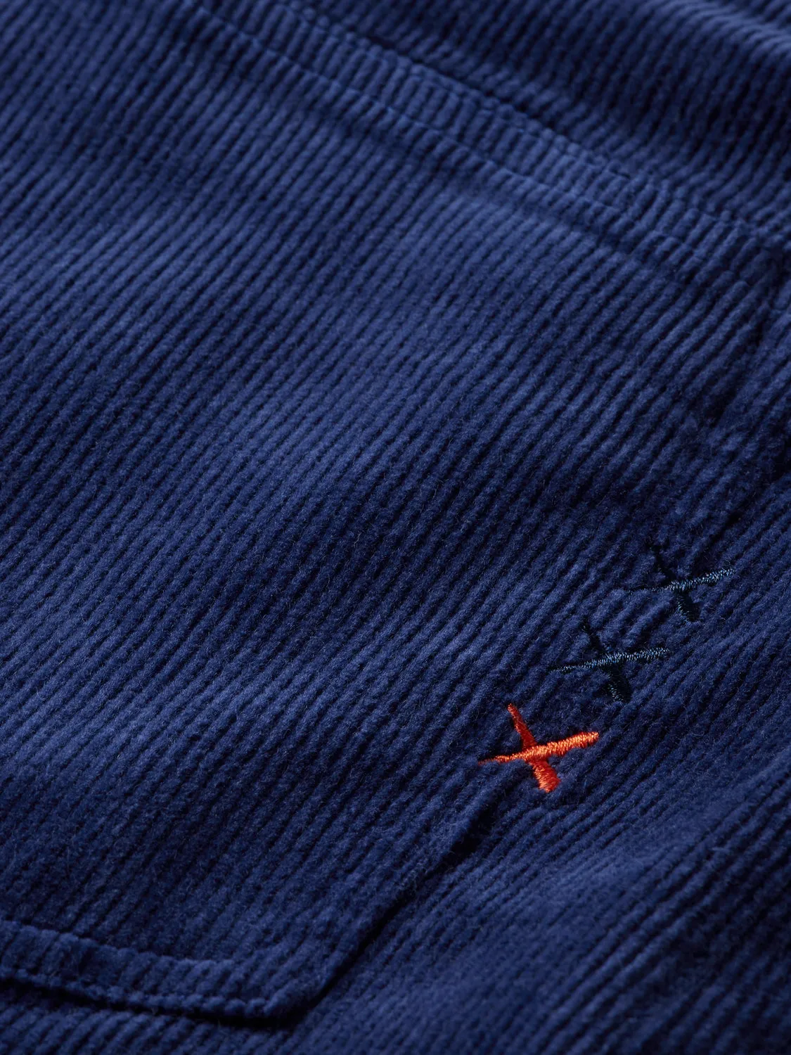Ralston Slim Fit Corduroy Pants in Ink Blue