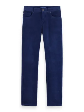 Ralston Slim Fit Corduroy Pants in Ink Blue