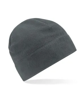 Recycled fleece pull-on beanie | Steel Grey