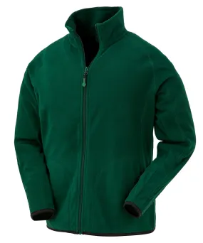 Recycled microfleece jacket | Forest Green