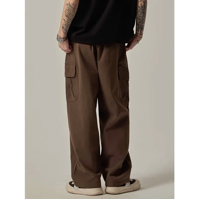 Retro Men's American Style Loose Casual Pants