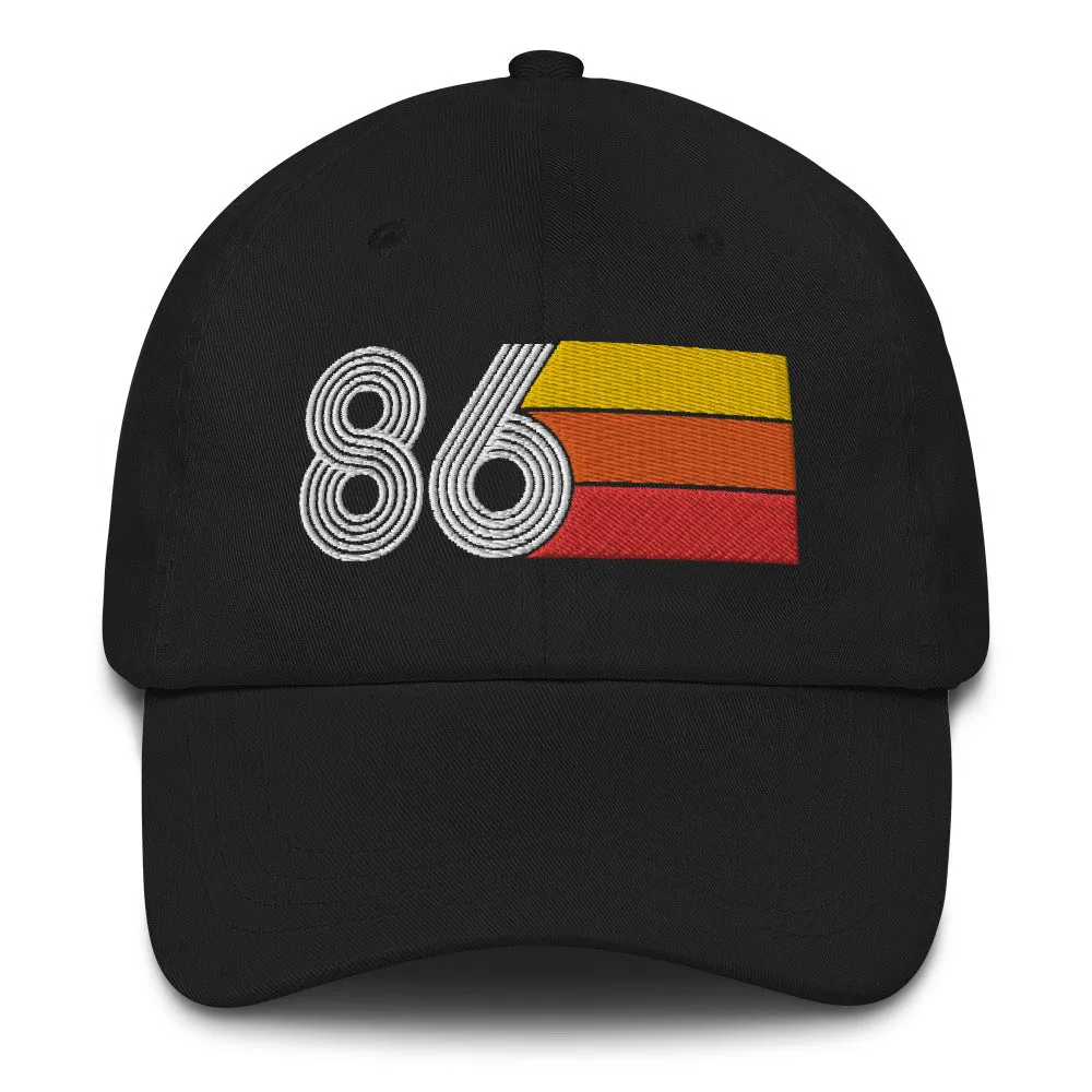 Retro Tri-Line 1986 Baseball Dad Hat