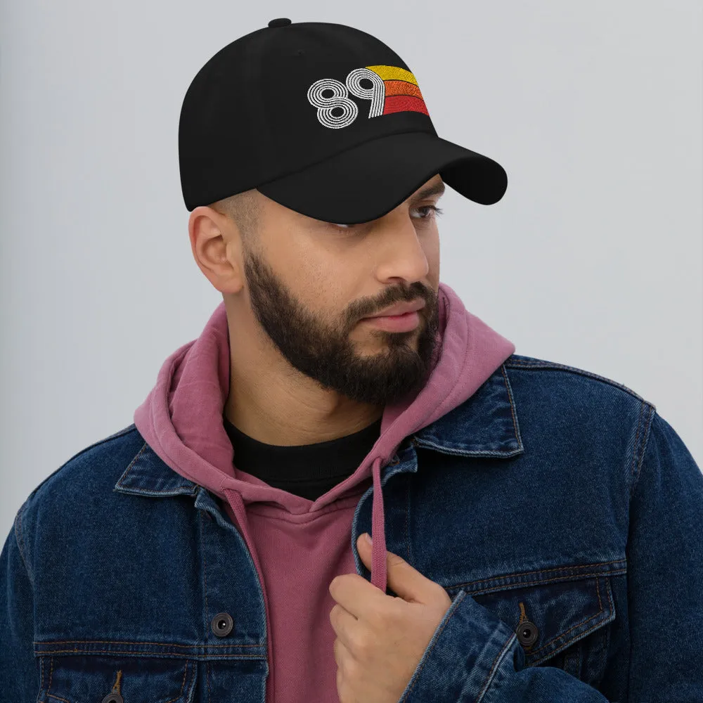 Retro Tri-Line 1989 Baseball Dad Hat
