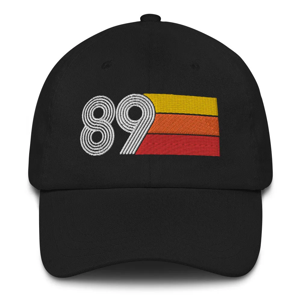 Retro Tri-Line 1989 Baseball Dad Hat