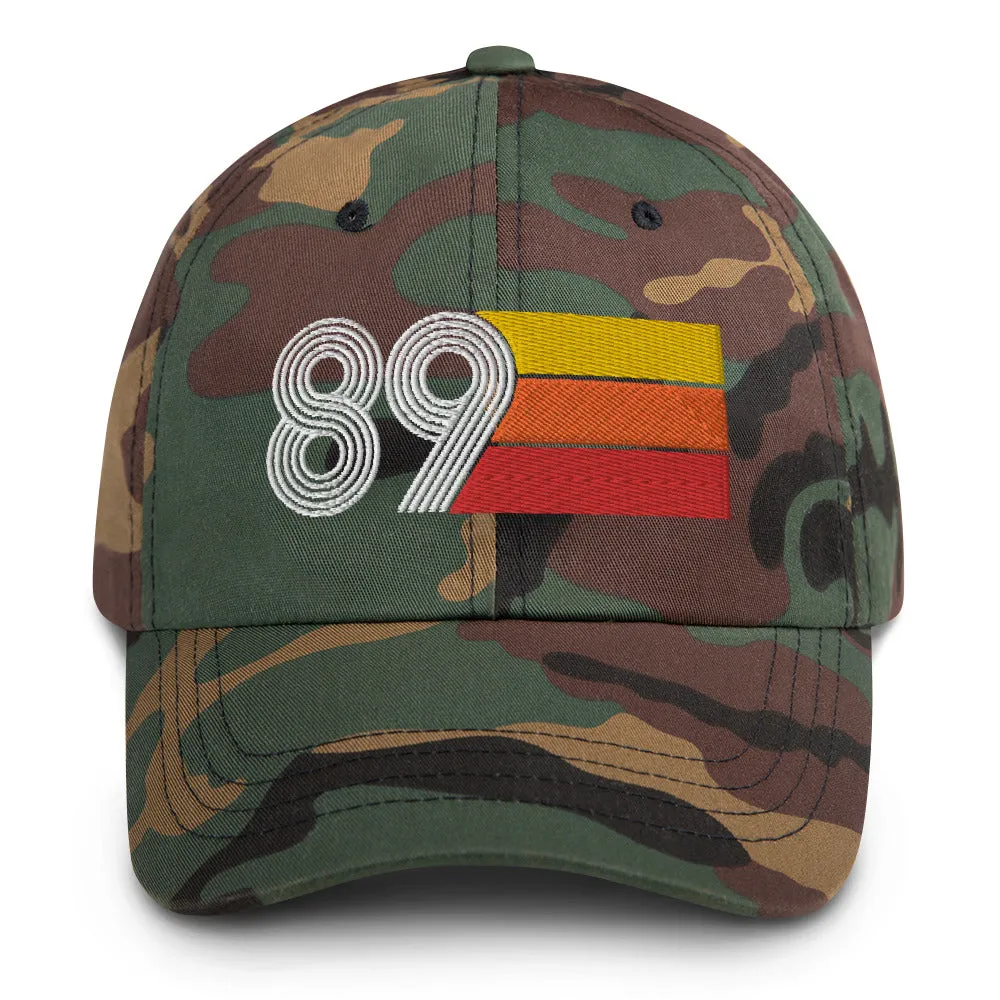 Retro Tri-Line 1989 Baseball Dad Hat