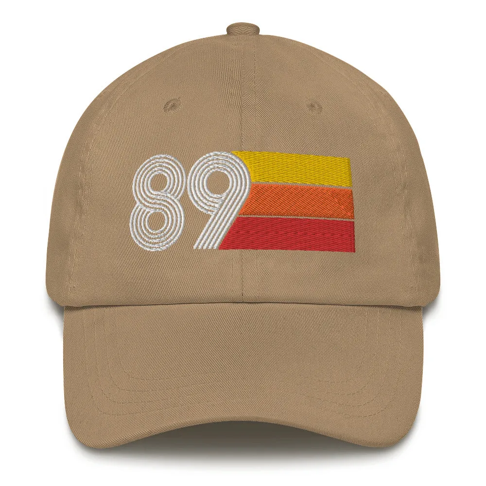 Retro Tri-Line 1989 Baseball Dad Hat