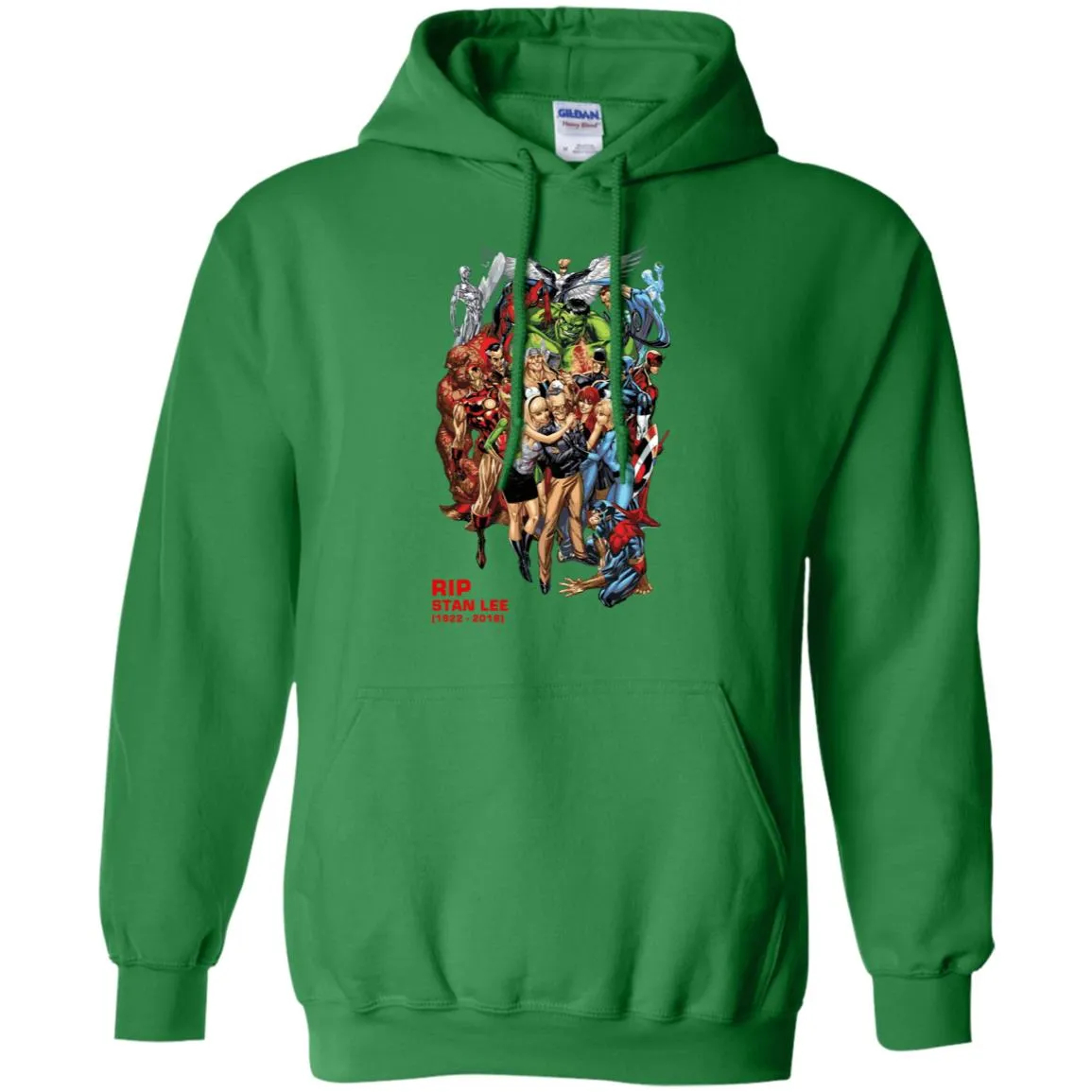 Rip Stan Lee Father Of Super Heroes Men Pullover Hoodie