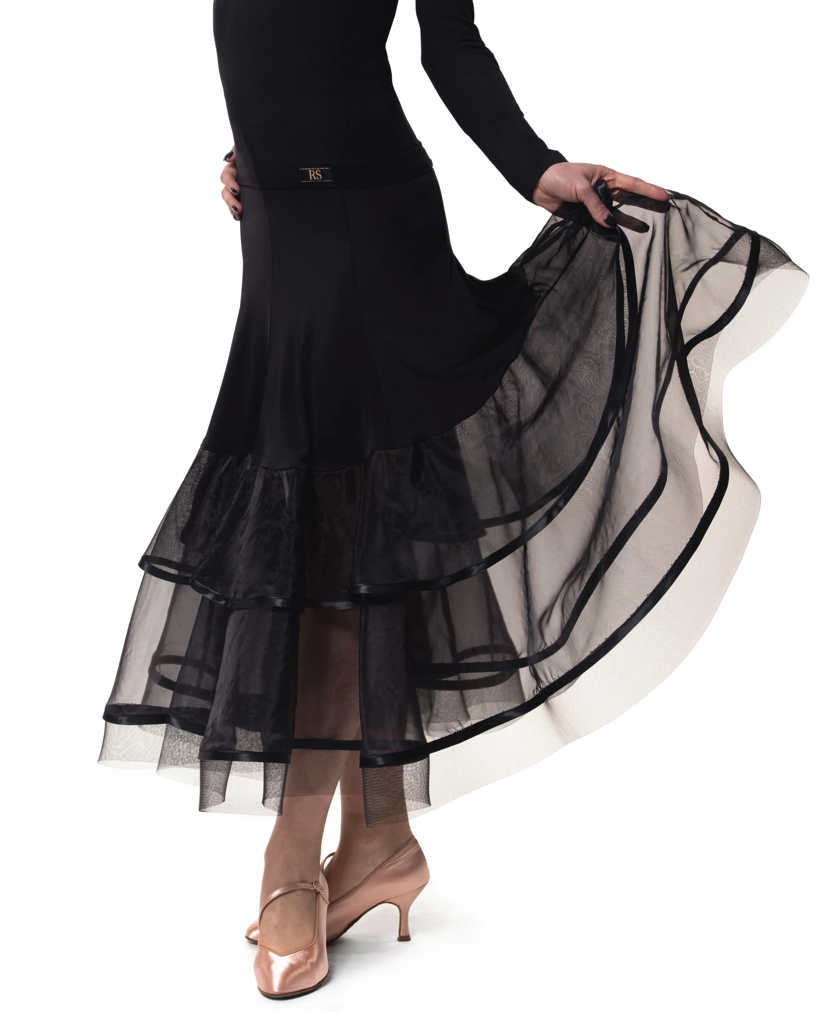 RS Atelier Chilli Ripple Ballroom Skirt