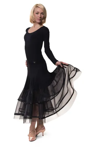 RS Atelier Chilli Ripple Ballroom Skirt