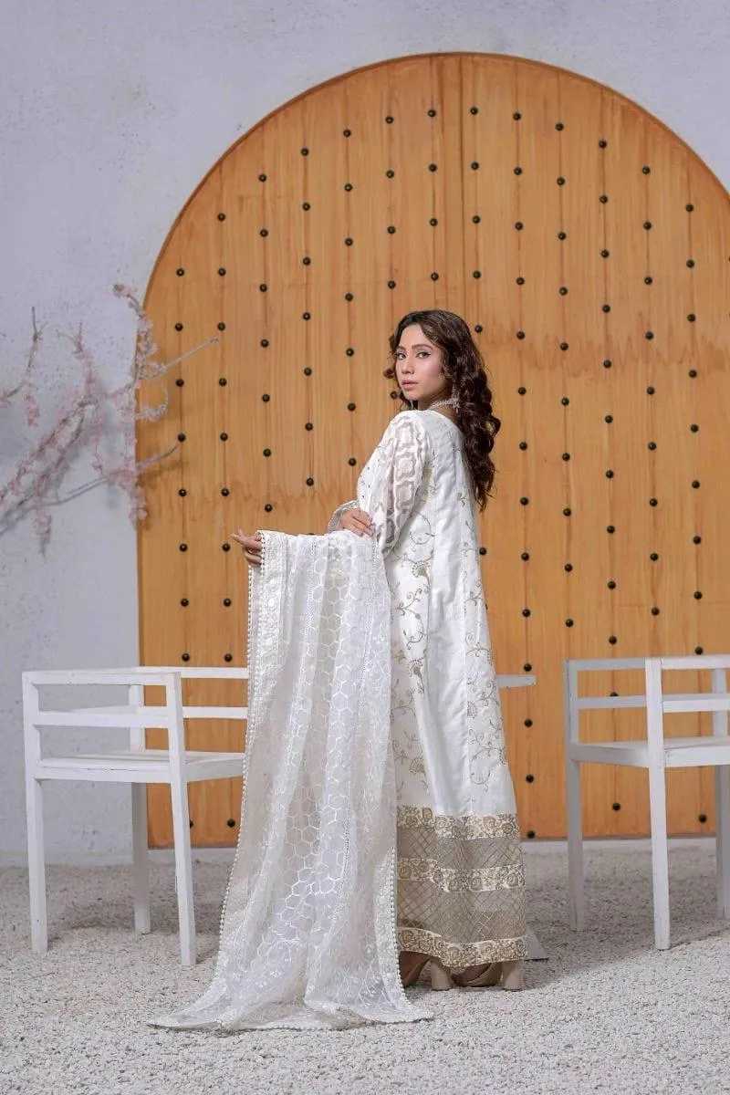 Ruby Couture - Agha jaan - 3 Piece - Organza & Silk