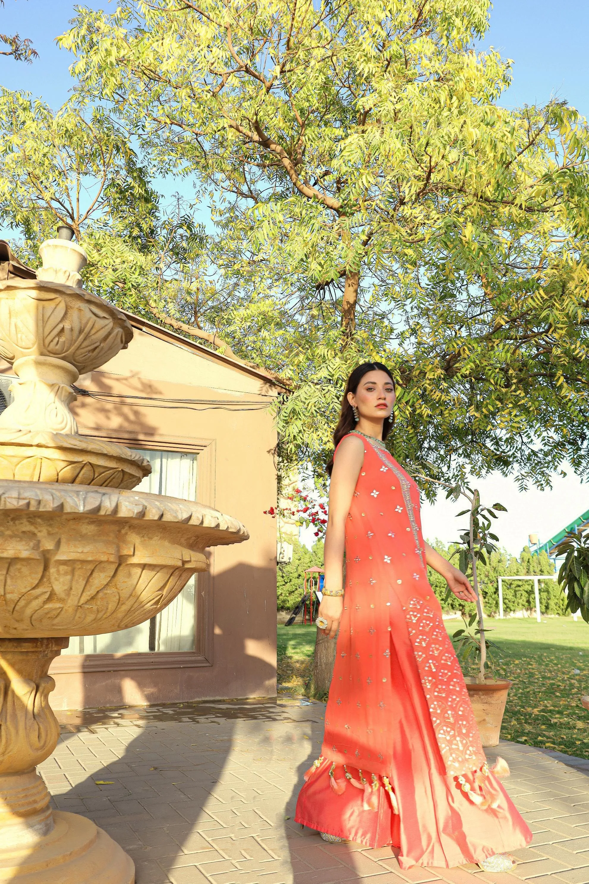 Sadia Aamir - Barq - Embroidered Chiffon - 3 Piece
