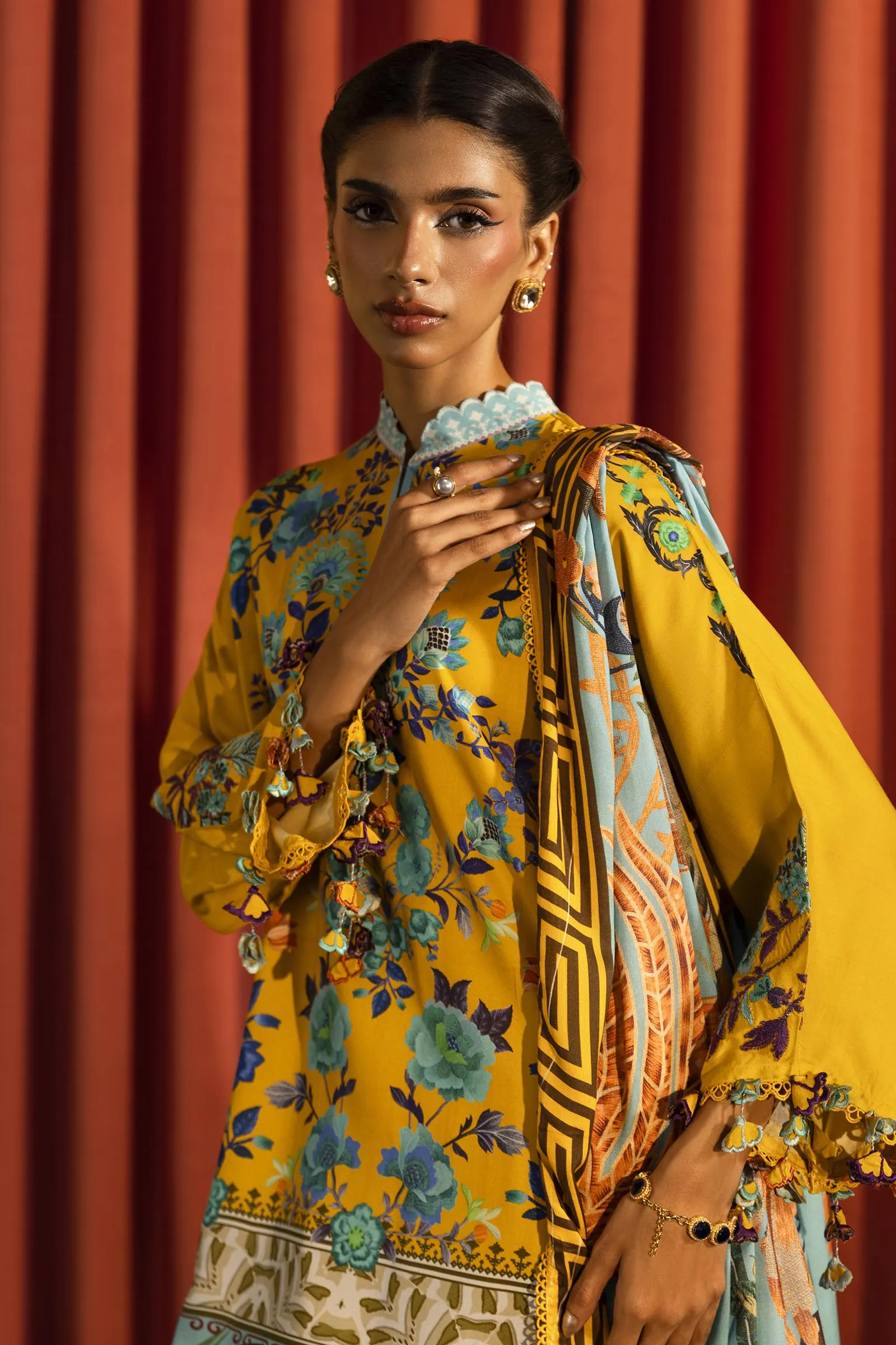 Sana Safinaz - M243-022B-3DB - 3 Piece - Unstitch