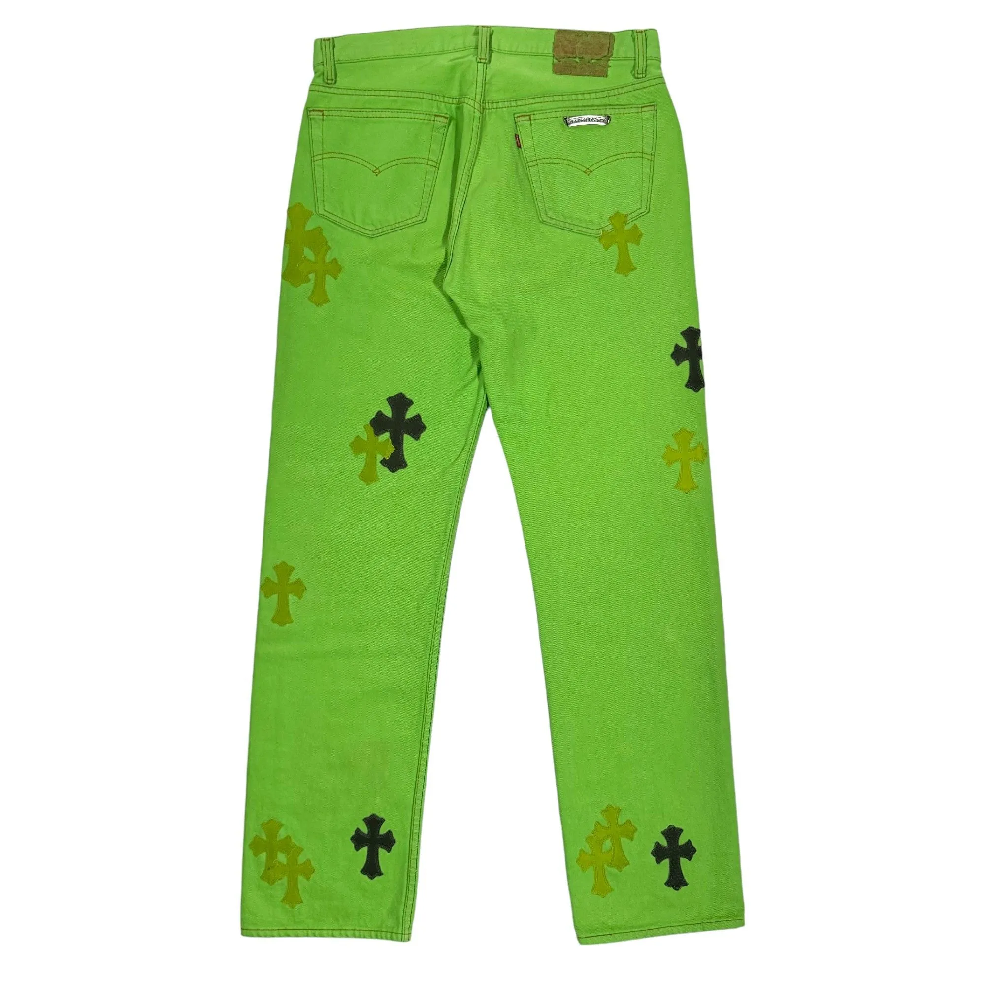 Sex Records Green Cross Patch Levi's Jeans