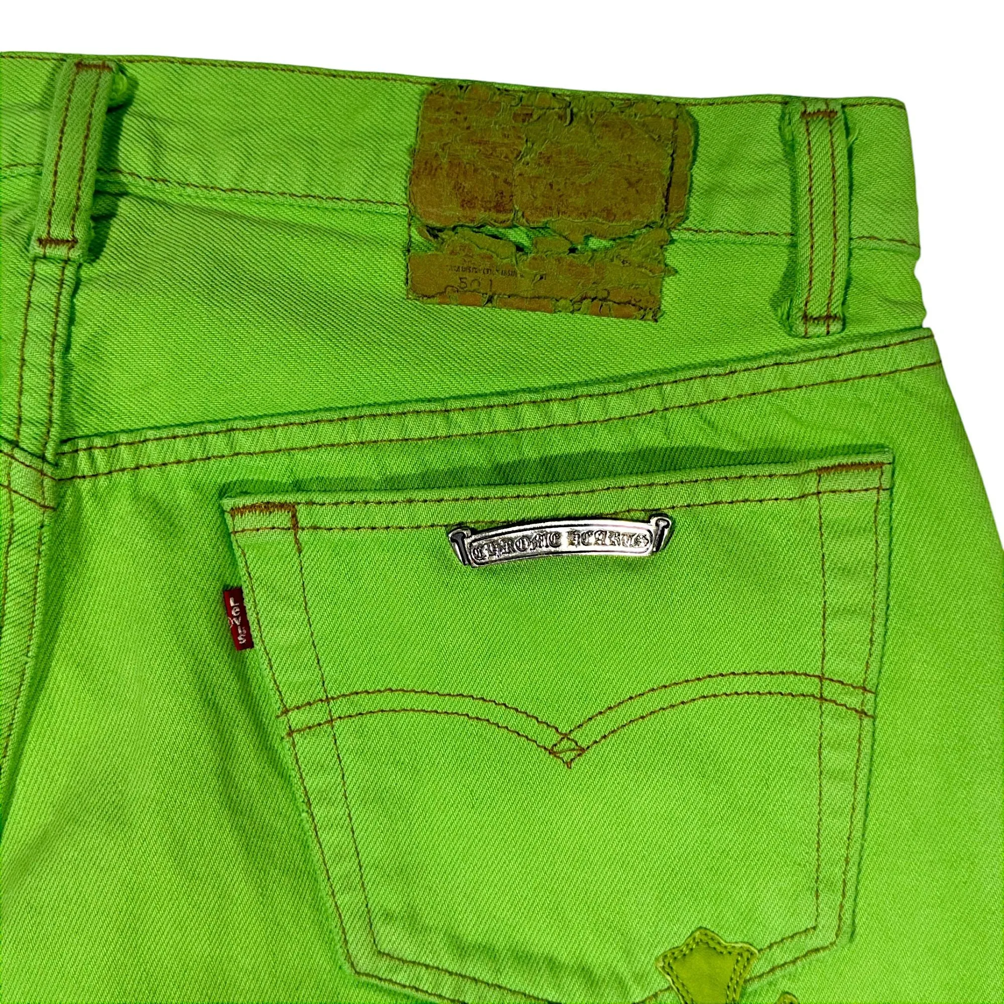 Sex Records Green Cross Patch Levi's Jeans