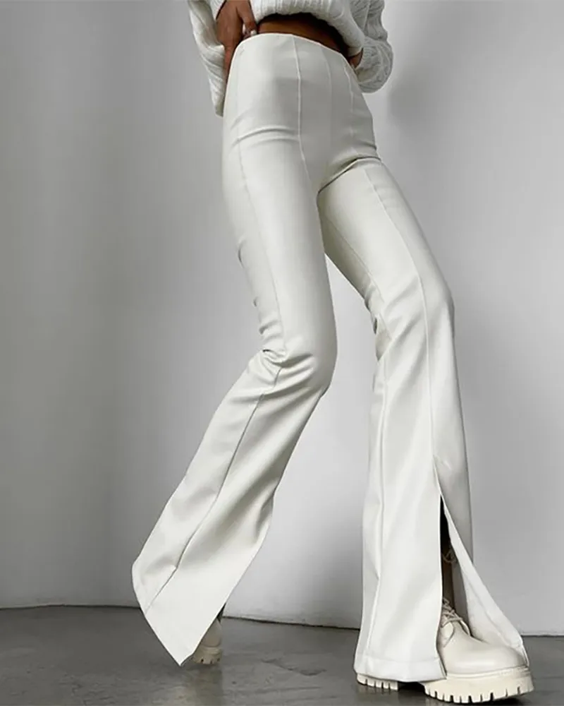 Sexy Tight PU Leather Pants