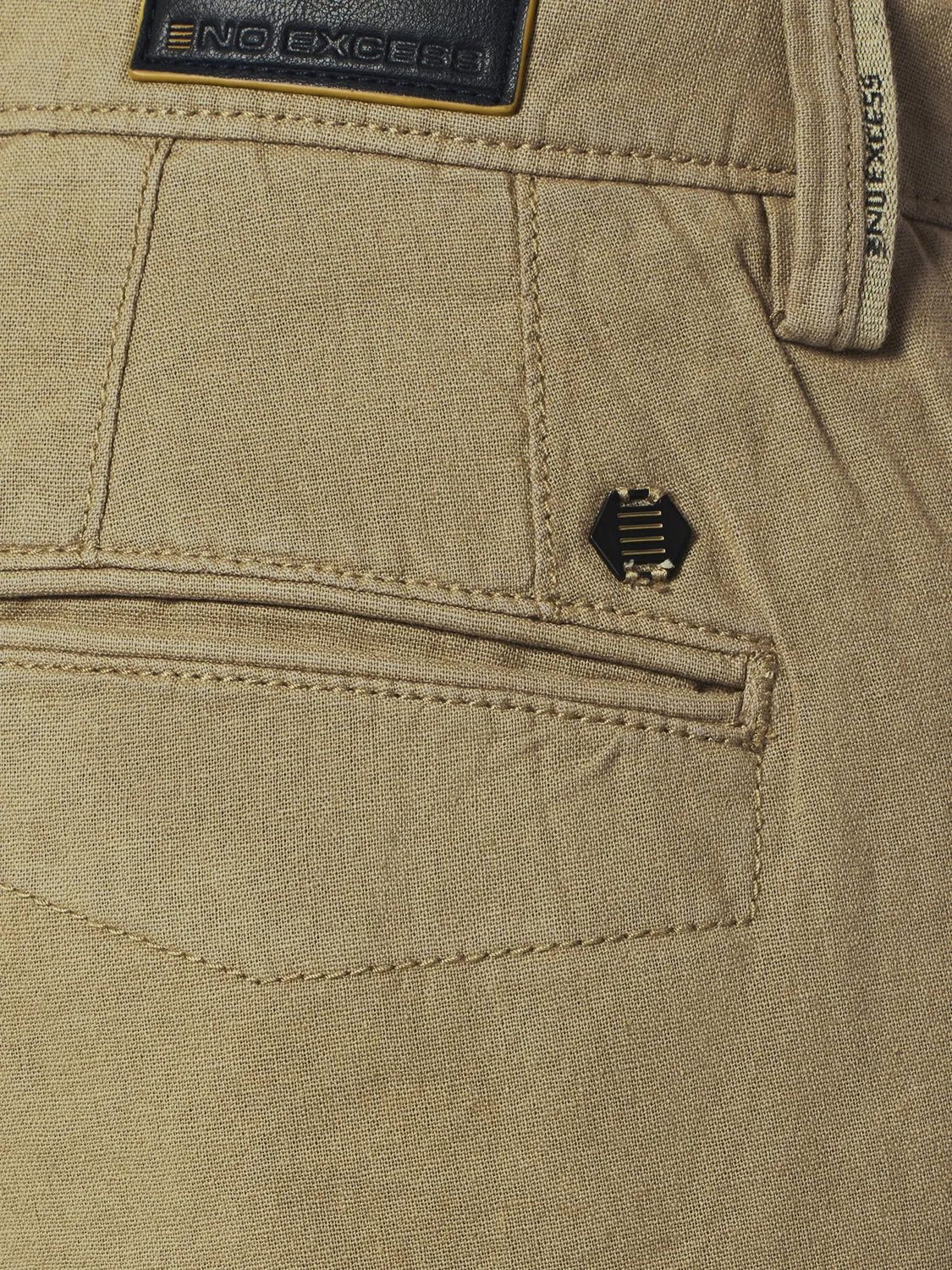 Short With Linen Garment Dyed | Sand