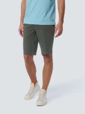 Short With Linen Garment Dyed | Steel